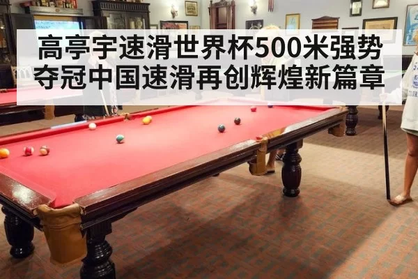 高亭宇速滑世界杯500米强势夺冠中国速滑再创辉煌新篇章